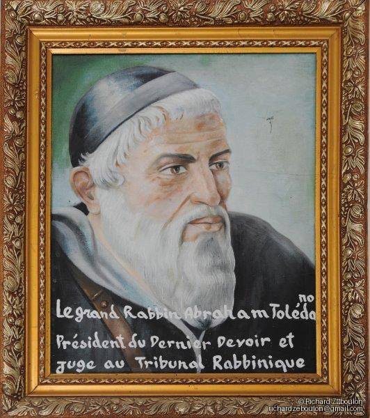 Pierre tombale de Abraham Toledano